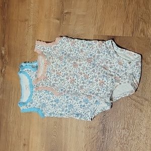 9 month floral tank top bodysuit bundle